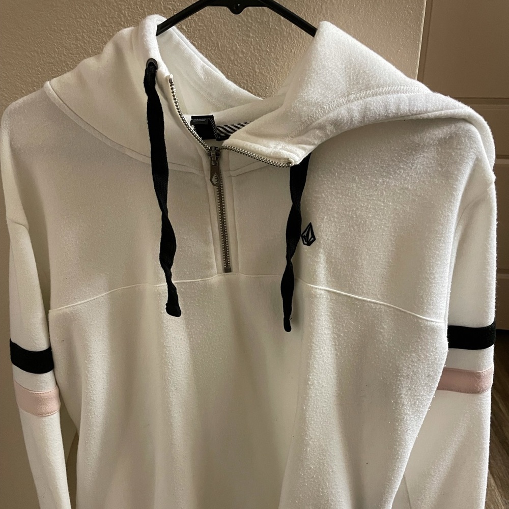 Women’s white Volcom hoodie